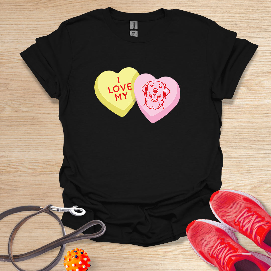 Retriever Love Hearts