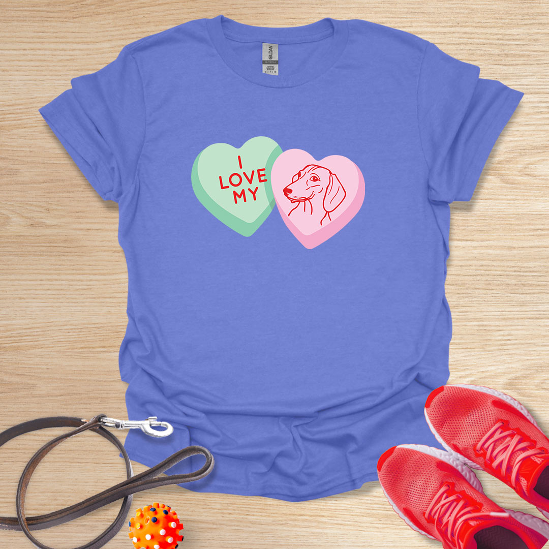 Doxie Love Hearts