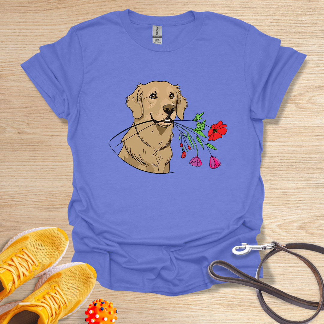 Golden floral gift