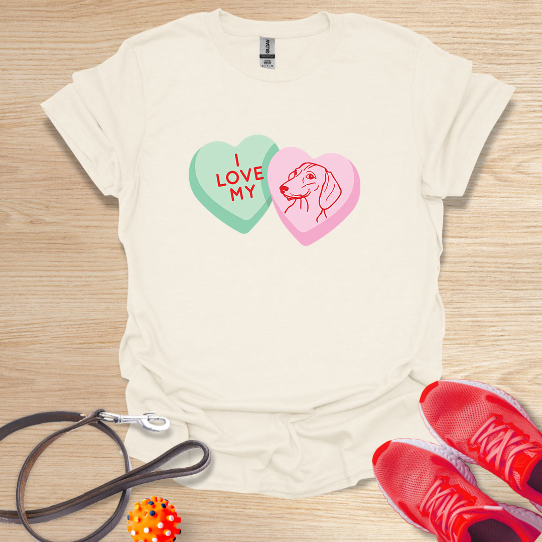 Doxie Love Hearts