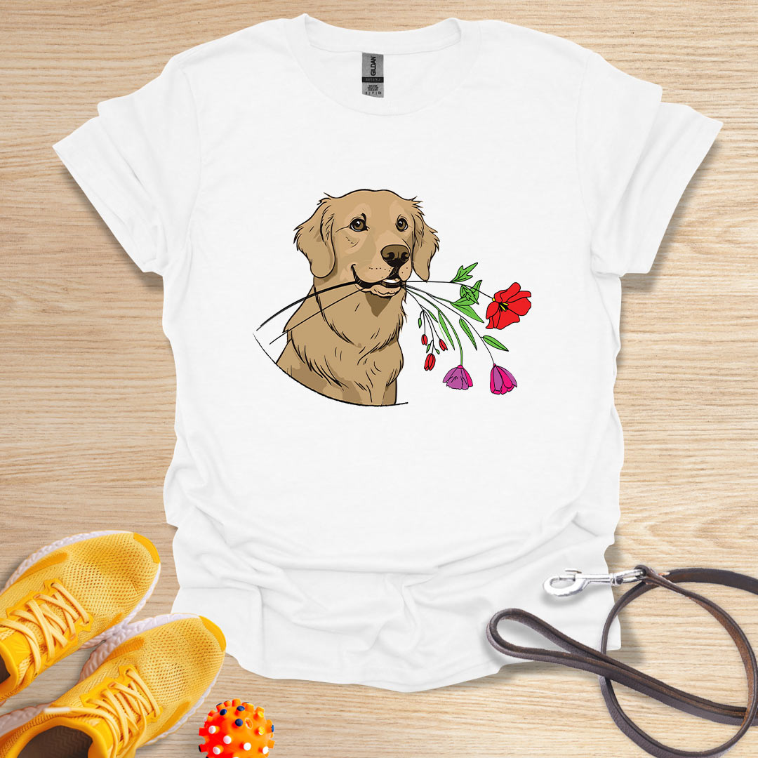 Golden floral gift