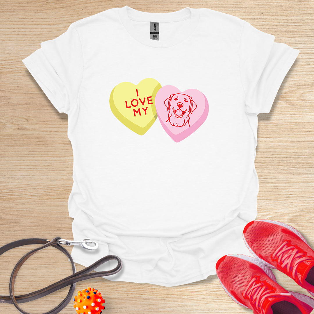 Retriever Love Hearts