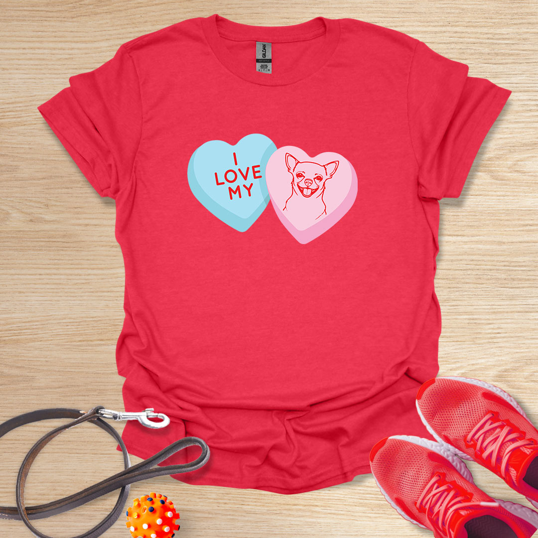 Chihuahua Love Hearts