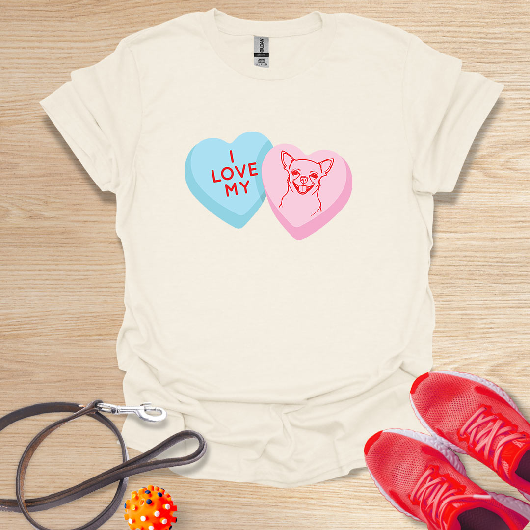 Chihuahua Love Hearts