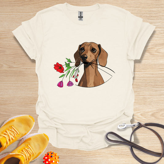 Doxie floral gift