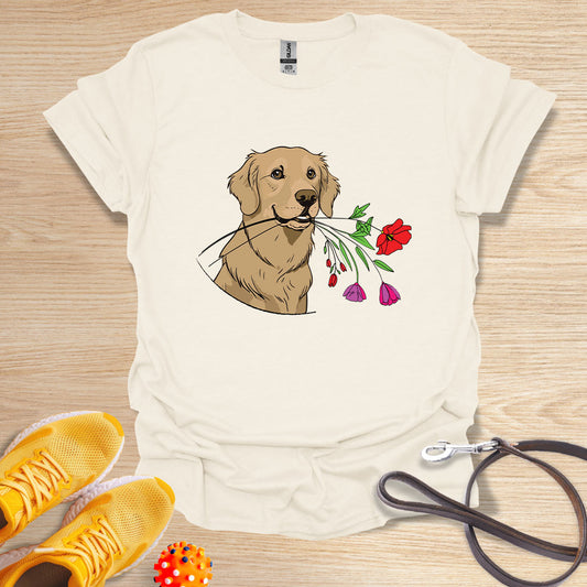 Golden floral gift