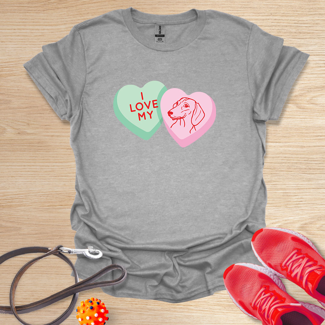 Doxie Love Hearts