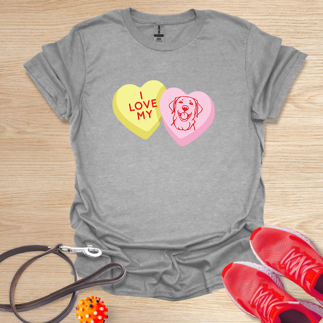 Retriever Love Hearts